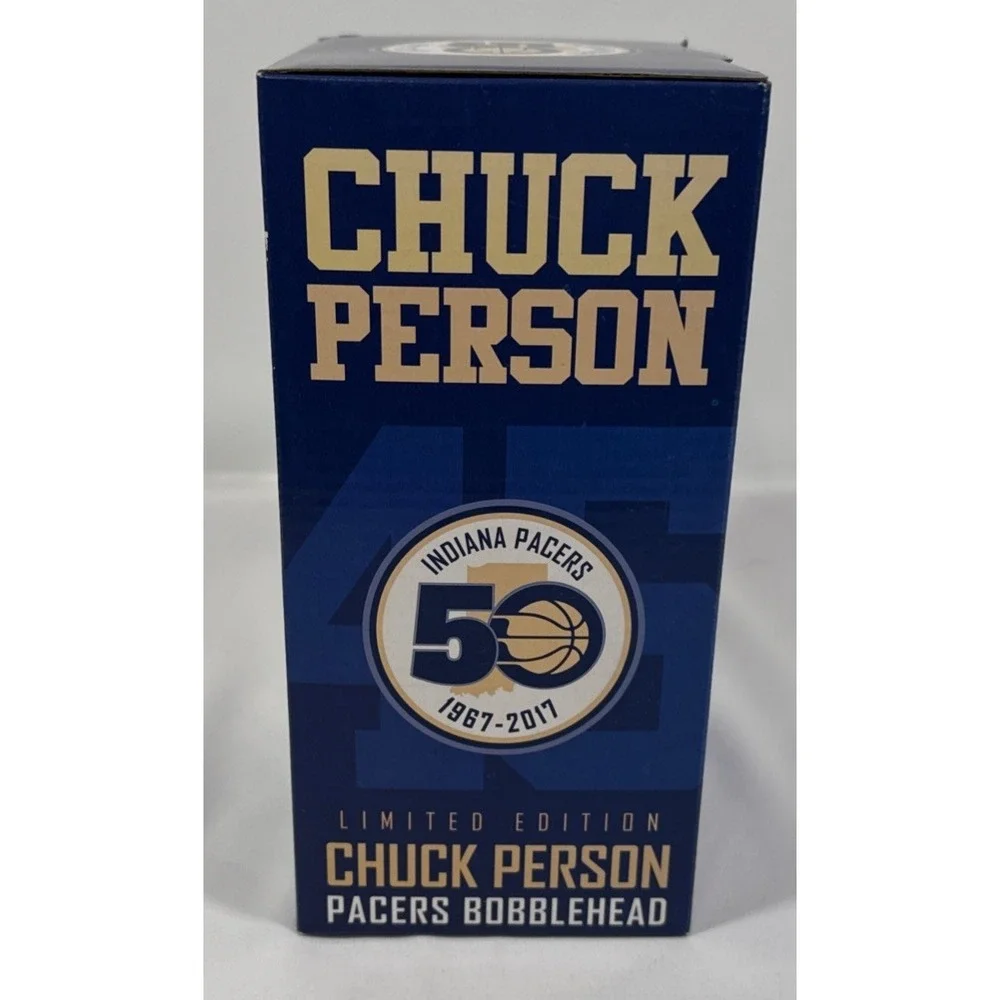 Indiana Pacers Chuck Person Bobblehead Limited Edition 50th Anniv